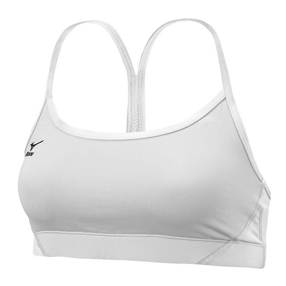 Womens Mizuno Hybrid Volleyball Sports Bra White Philippines (EDSQIW041)